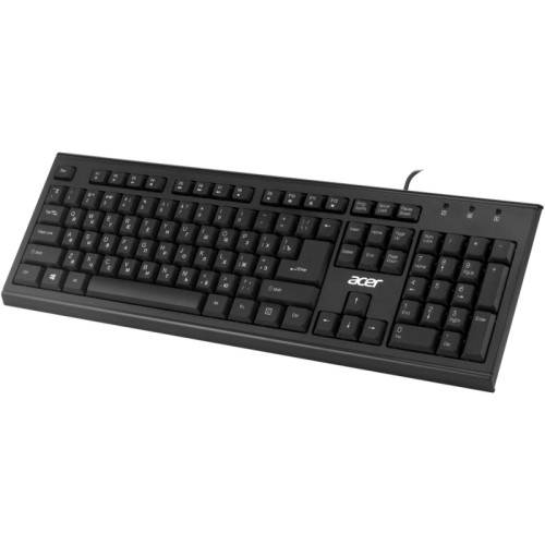 Клавиатура Acer OKW120 черный USB Multimedia (ZL.KBDEE.006)