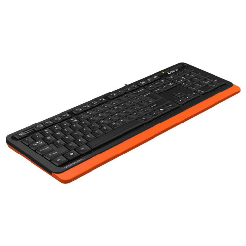 Клавиатура A4Tech Fstyler FKS10 черный/оранжевый USB (FKS10 ORANGE)