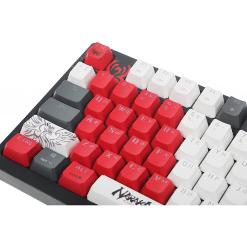 Клавиатура A4Tech Bloody WS98 Naraka механическая серый/красный USB беспроводная BT/Radio Multimedia for gamer LED (WS98)