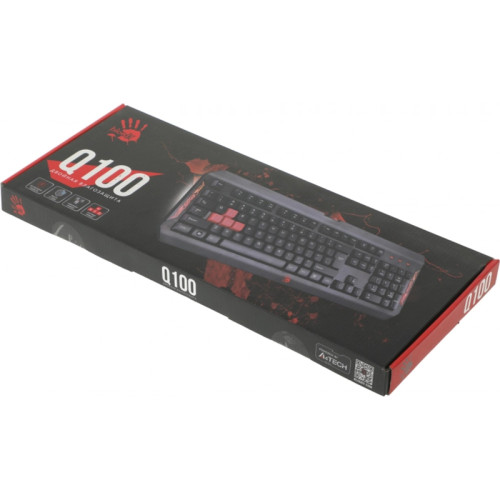 Клавиатура A4Tech Bloody Q100 черный USB Multimedia for gamer (Q100 USB) Клавиатура A4Tech Bloody Q100 черный USB Multimedia for gamer (Q100 USB)