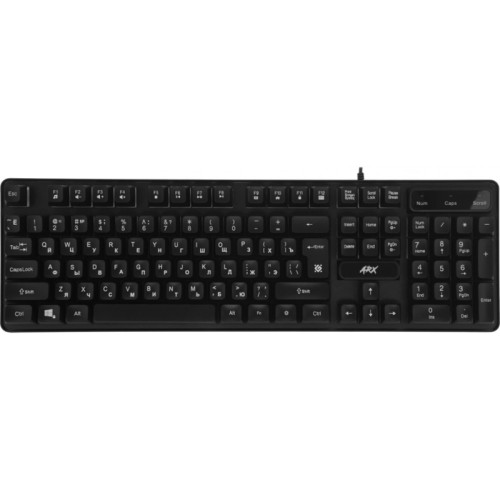 Клавиатура Defender Arx GK-196L RU черный USB for gamer LED Клавиатура Defender Arx GK-196L RU черный USB for gamer LED