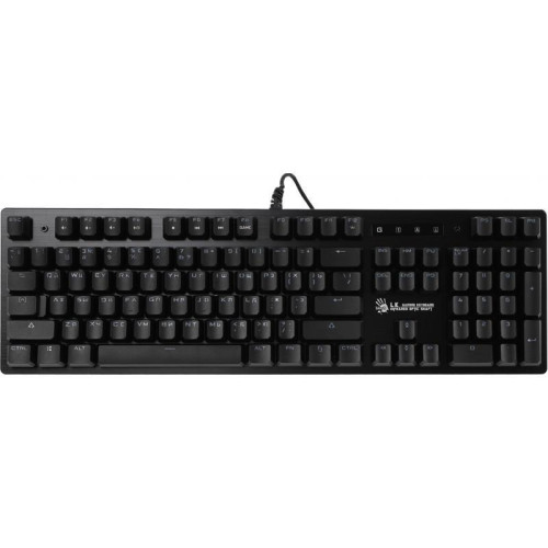 Клавиатура A4Tech Bloody B825R механическая черный USB for gamer LED (подставка для запястий) (B825R (RED SWITCHES))