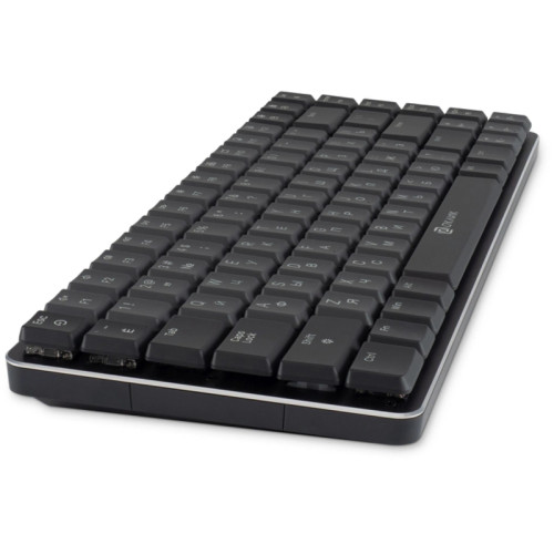 Клавиатура Oklick K615X механическая серый/серебристый USB slim Multimedia for gamer LED (1934413)