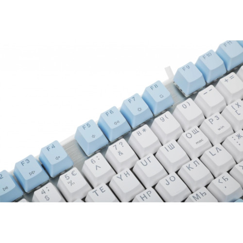 Клавиатура A4Tech Fstyler FS100 Neon механическая синий/белый USB for gamer LED (FS100) Клавиатура A4Tech Fstyler FS100 Neon механическая синий/белый USB for gamer LED (FS100)