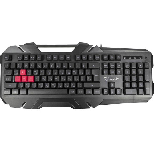 Клавиатура A4Tech Bloody B150N черный USB for gamer LED