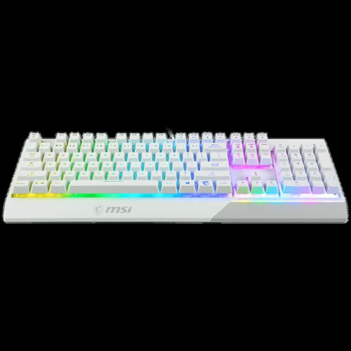 Клавиатура MSI Vigor GK30 белый USB for gamer LED