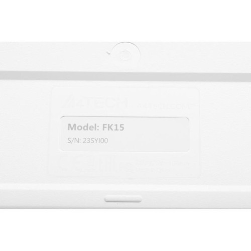 Клавиатура A4Tech Fstyler FK15 белый USB (FK15 WHITE)