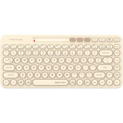 Клавиатура A4Tech Fstyler FBK36C AS бежевый USB беспроводная BT/Radio slim Multimedia (FBK36C AS)