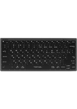 Клавиатура A4Tech Fstyler FBX51C серый USB беспроводная BT/Radio slim Multimedia для ноутбука (FBX51C GREY)