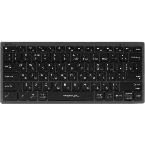 Клавиатура A4Tech Fstyler FBX51C серый USB беспроводная BT/Radio slim Multimedia для ноутбука (FBX51C GREY)