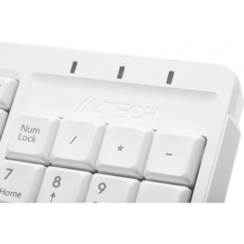 Клавиатура A4Tech Fstyler FK15 белый USB (FK15 WHITE)
