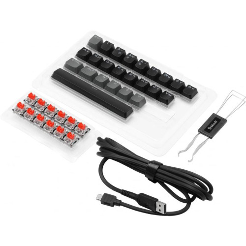 Клавиатура A4Tech Bloody S98 механическая красный/черный USB for gamer LED (SPORTS RED)