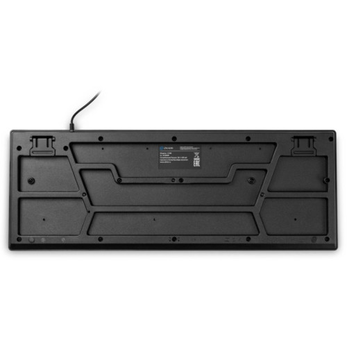 Клавиатура Oklick 115M черный USB (подставка для запястий) (1678098)