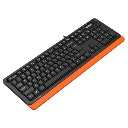 Клавиатура A4Tech Fstyler FKS10 черный/оранжевый USB (FKS10 ORANGE)