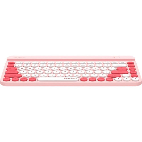 Клавиатура A4Tech Fstyler FBK30 розовый USB беспроводная BT/Radio slim Multimedia (FBK30 RASPBERRY)