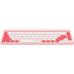 Клавиатура A4Tech Fstyler FBK30 розовый USB беспроводная BT/Radio slim Multimedia (FBK30 RASPBERRY)