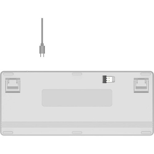 Клавиатура A4Tech Fstyler FBX53C белый USB беспроводная BT/Radio slim Multimedia (FBX53C)