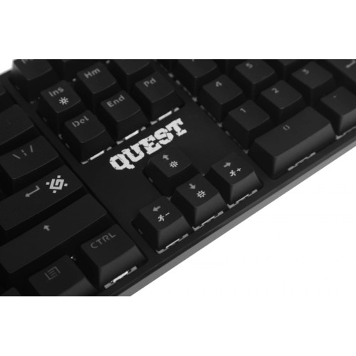 Клавиатура DEFENDER MECHANICAL QUEST GK-596 RU 45596 BLK