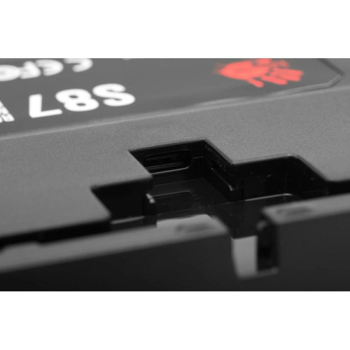 Клавиатура A4Tech Bloody S87 Energy механическая черный/красный USB for gamer LED (S87 USB ENERGY RED)