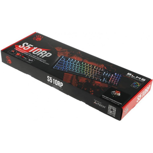 Клавиатура A4Tech Bloody S510RP механическая черный USB for gamer LED (S510RP PUDDING BLACK/BLMS RED) Клавиатура A4Tech Bloody S510RP механическая черный USB for gamer LED (S510RP PUDDING BLACK/BLMS RED)