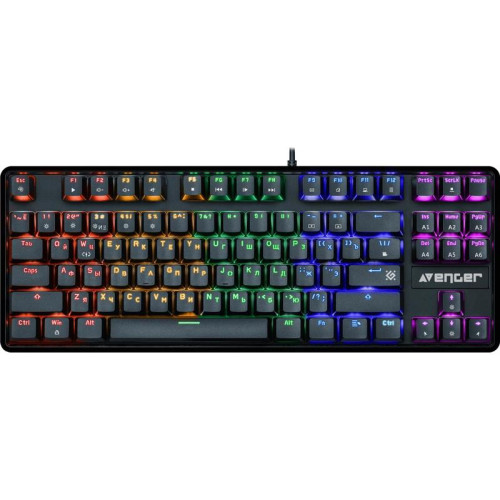 Клавиатура DEFENDER MECHANICAL AVENGER GK-412 RU 45410