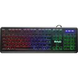 Defender Проводная игровая клавиатура Raid GK-778DL RU, Rainbow,104 кнопки