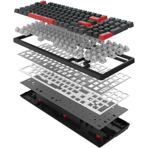 Клавиатура A4Tech Bloody AT98 механическая черный/красный USB for gamer LED (AT98)