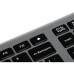 Клавиатура Oklick 890S серый USB беспроводная slim