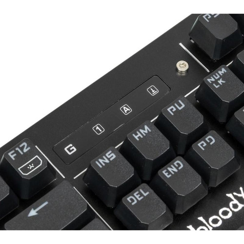 Клавиатура A4Tech Bloody B975 механическая черный USB Multimedia for gamer LED (подставка для запястий) (B975)