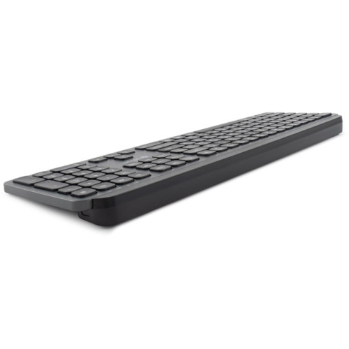 Клавиатура Oklick K859W серый/черный USB беспроводная slim Multimedia (2002136)