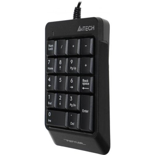 Числовой блок A4Tech Fstyler FK13P черный USB slim для ноутбука (FK13P BLACK)