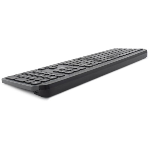 Клавиатура Oklick K859W серый/черный USB беспроводная slim Multimedia (2002136)