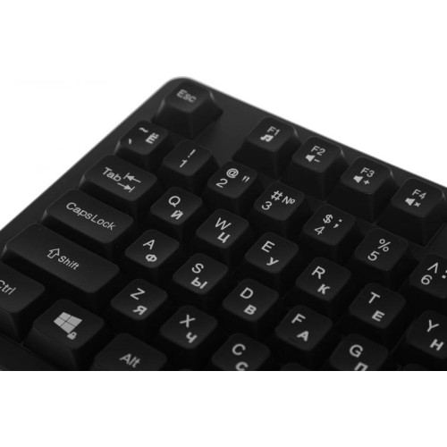Клавиатура DEFENDER USB DARK LORD GK-580 RU BLACK 45580