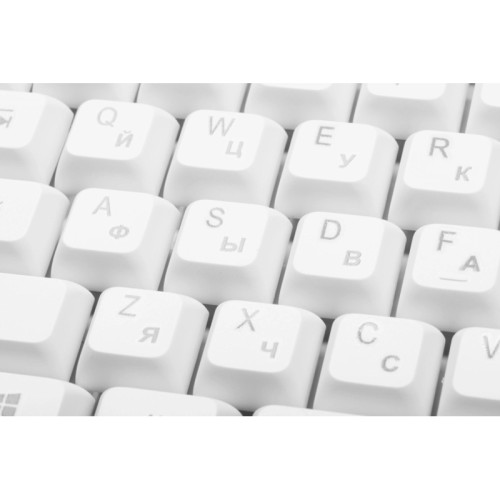 Клавиатура Acer OKW301 белый USB Multimedia для ноутбука (ZL.KBDCC.01B)