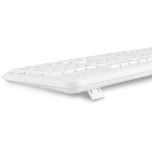 Клавиатура Oklick K225W белый USB беспроводная Multimedia (1875235)