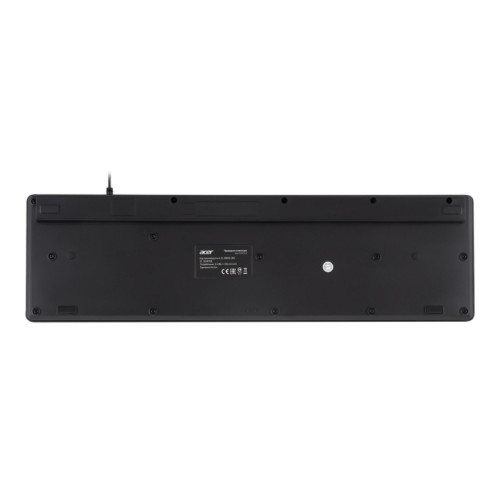 Клавиатура Acer OKW122 черный USB Multimedia (ZL.KBDEE.00C)