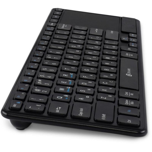 Клавиатура Oklick K614W черный USB беспроводная slim Multimedia Touch (1979327)