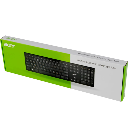 Клавиатура Acer OKR020 черный USB беспроводная slim Multimedia (ZL.KBDEE.004) Клавиатура Acer OKR020 черный USB беспроводная slim Multimedia (ZL.KBDEE.004)