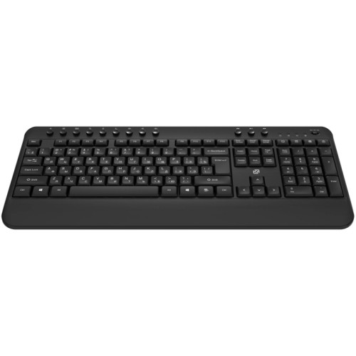 Клавиатура Oklick K257W черный USB беспроводная Multimedia (подставка для запястий) (2070286)