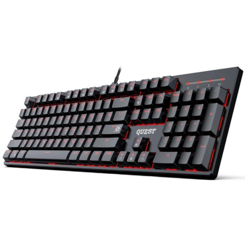 Клавиатура DEFENDER MECHANICAL QUEST GK-596 RU 45596 BLK