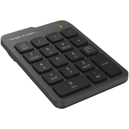 Числовой блок A4Tech FGK21C серый USB беспроводная slim для ноутбука Числовой блок A4Tech FGK21C серый USB беспроводная slim для ноутбука