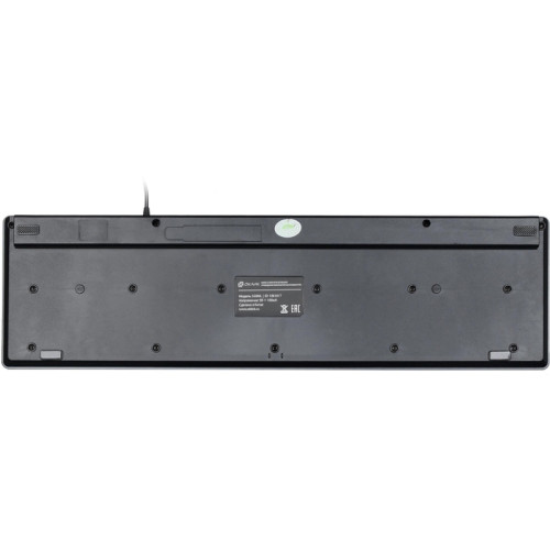 Клавиатура Oklick 550ML черный USB slim Multimedia LED (1061617)