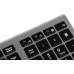 Клавиатура Oklick 890S серый USB беспроводная slim