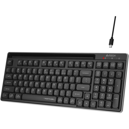 Клавиатура A4Tech Fstyler FBX70C черный USB беспроводная BT/Radio slim Multimedia (FBX70C)
