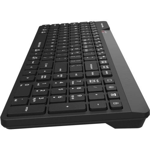 Клавиатура A4Tech Fstyler FBK23 AS черный USB беспроводная BT/Radio (FBK23 AS)