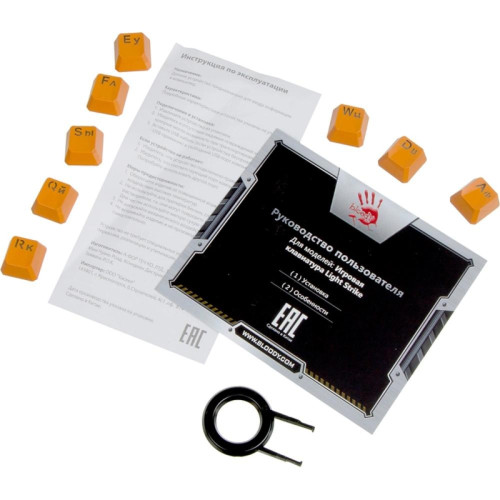 Клавиатура A4Tech Bloody B760 механическая серый USB for gamer LED (B760 GREY (BLACK SWITCH)) Клавиатура A4Tech Bloody B760 механическая серый USB for gamer LED (B760 GREY (BLACK SWITCH))
