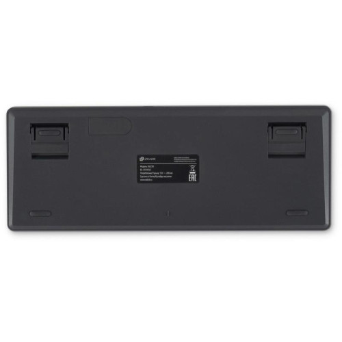 Клавиатура Oklick K615X механическая серый/серебристый USB slim Multimedia for gamer LED (1934413)