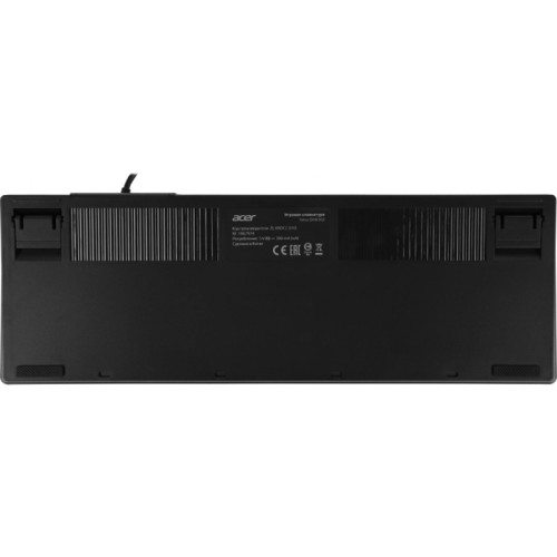 Клавиатура Acer Nitro OKW303 механическая черный/серый USB Multimedia for gamer LED (ZL.KBDCC.01D)