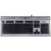 Клавиатура A4Tech KLS-7MUU серебристый/серый USB slim Multimedia (KLS-7MUU USB)