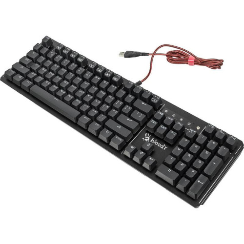 Клавиатура A4Tech Bloody B975 механическая черный USB Multimedia for gamer LED (подставка для запястий) (B975)